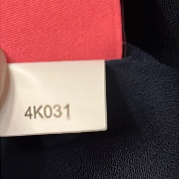 Betsey Johnson Halter Dress with Ruffled Hem Navy with White Polka Dots Size 4 - Picture 12 of 12